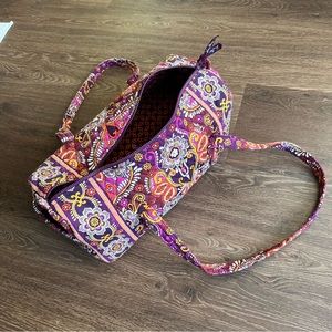 Vera Bradley Safari Sunset Duffel Tote Bag